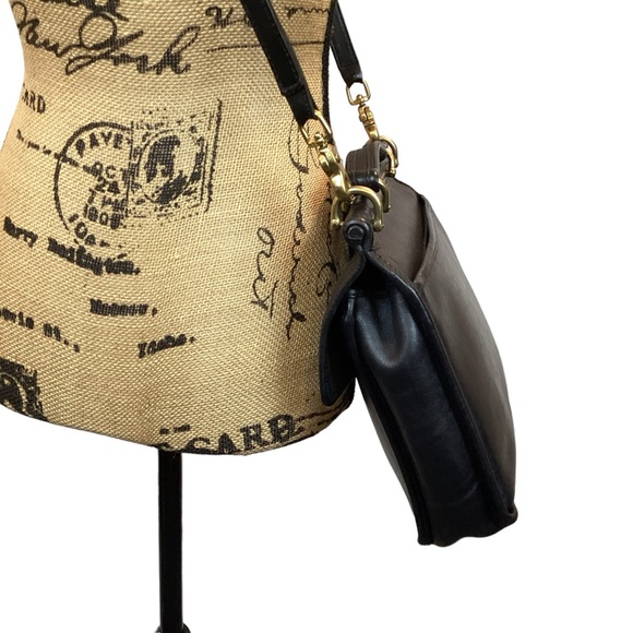 Vintage COACH Willis 9927 Leather Messenger Crossbody Bag J4D-9927 - Picture 6 of 13